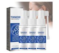 Tinnidrop Spray de soulagement des acouphènes, spray de soulagement des acouphènes pour soulager les acouphènes pour les oreilles qui bourdonnent, soulage l'inconfort des oreilles, spray d'entretien