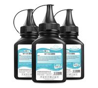 TINNYTT Recharge de Toner en Poudre, Recharge de Toner Laser pour HP Laserjet 108a 108w, Toner Compatible pour imprimante HP Laserjet MFP136a 136nw 136w 138p 138pn 138pnw,Black-pcs3