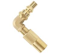 Tinoaly 1/4" Adaptateur de Raccordement Rapide Camping-Car, Coude pour Propane Adaptateur pour Blackstone 17" et 22" Barbecues Table au Propane