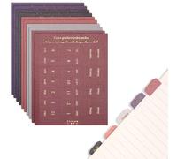 Tinoaly 10pcs Onglets Mensuels du Planificateur, Auto-Adhésif Onglets Mensuels Autocollants pour Planificateur Mensuel pour Maison Bureau Calendrier Cahiers Journaux Et l'Organisation