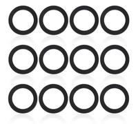 Tinoaly 12pcs Joints de Bouchon de Réservoir N° 2 pour Lanternes Coleman 220, Noirs en Caoutchouc Fluoré pour Lanternes et Réchauds