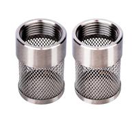 Tinoaly 2St 25mm Filtres à Tamis d'Aspiration d'Entrée, Acier Inoxydable Jardin Filtre à Tamis pour Tuyau pour Pompe de Vivier Plomberie Industrielle Pulvérisateur et Systèmes d'Irrigation