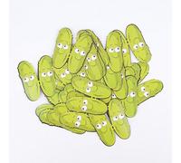 Tinoaly 30pcs Cartes de Cornichons Positifs, 6,5 x 4,5 cm Cartes d'Affirmation de Soutien Émotionnel avec Citations Motivation Cadeaux Décoratifs en Pot pour Remonter le Moral des Amis et la Famille