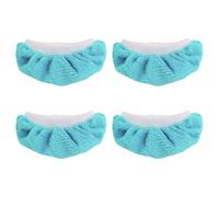 Tinoaly 4pcs Bonnette Microfibre Lingettes pour Nettoyeur Vapeur à Main, Lingettes Bonnette Accessoire pour Bissell Steam Shot Dupray PurSteam Comfort, Lavables Réutilisables