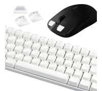 Tinoaly 80pcs Autocollants Clavier en Relief pour Ongles Longs, Auto-Adhésifs Bulles Clavier Trapèze Rehausseur de Touches pour Protection Nail Art Confort de Frappe