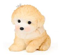 Tinoaly Doux Jouet à Presser pour Chien, 13x13cm Mignon Taba Squishy Kawaii Chiot Anti-Stress Jouet Sensoriel pour Enfants Adultes Détente Décoration d'Intérieur