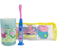 Brosse à dents plus Gobelet plus Trousse - Kit Enfant - Peppa Pig Jaune
