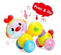 TINOTEEN Jouet Musical pour Bébé 6 Mois, Jouet Rampant avec Musique pour Enfant 6 9 12 18 Mois Cadeau 1 Ans
