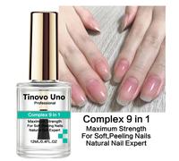 Tinovo Uno Complexe Naturel De Croissance Des Ongles 9 En 1,Thérapie De Traitement Des Ongles Pour La Réparation Des Ongles Fins Et Cassants,Durcisseur De Couche De Finition.