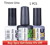 Tinovo Uno dernière Base en caoutchouc Gel vernis à ongles UV Semi Permanent épais solide couche de Base couche de finition pour manucure ongles Salon d'art Base coat en caoutchouc