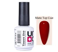 Tinovo Uno Dernière Base En Caoutchouc Gel Vernis À Ongles Uv Semi Permanent Épais Solide Couche De Base Couche De Finition Pour Manucure Ongles Salon D'art.Matte Top Coat.