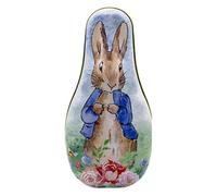 Tinplate Easter Candy Box, Portable Chocolate Storage Organizer, Vintage Bunny Pattern Container with Lid, Lightweight Metal Candy Box, Easter Basket Treat Storage for Kids Children Boys Girls