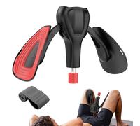 TINRIEF Appareil d’Exercice du Plancher Pelvien et du Périné, Kegel Réglable 35 kg pour Cuisses et Hanches, Équipement de Renforcement à Domicile pour Femmes et Hommes, Post-Partum, avec Bande - Noir