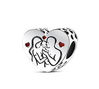 TINSLO Charme Perles en argent sterling 925 pour bracelet et collier Pandora Compatible avec bracelets européens pour femmes et filles