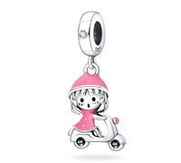 TINSLO Charme Perles en argent sterling 925 pour bracelet et collier Pandora Compatible avec bracelets européens pour femmes et filles