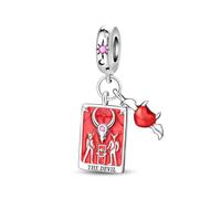 TINSLO Charme Perles en argent sterling 925 pour bracelet et collier Pandora Compatible avec bracelets européens pour femmes et filles