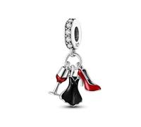 TINSLO Charme Perles en argent sterling 925 pour bracelet et collier Pandora Compatible avec bracelets européens pour femmes et filles B3