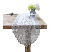 Tinsow Lot de 2 napperons rectangulaires en Coton crocheté Style A-2