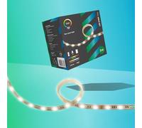 tint Bande LED intelligente RVB pour éclairage indirect, changement de couleur, longueur de 3 m, 16 W, 6 scènes lumineuses préprogrammées, Zigbee, fonctionne avec Alexa