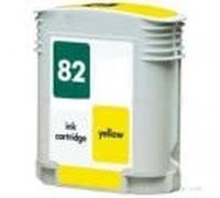 TINTA COMPATIBLE Cartouche d'encre remanufacturée HP 82 Jaune C4913A