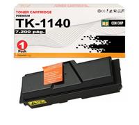 TINTA COMPATIBLE Toner GENERICO Para KYOCERA TK1140 Negro 1T02ML0NL0