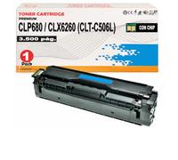 TINTA COMPATIBLE Toner générique pour Samsung CLP680/CLX6260 Cyan CLT-C506L/CLT-C506S/SU038A/SU047A