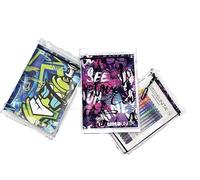 Tinta Unita Agenda scolaire 2025/2026 Teen Street & Oh Oh - 12 mois Couverture PVC avec fermeture éclair - Marqueurs Brush Hommage (Rose)