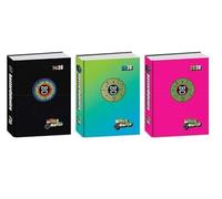 Tinta Unita Seven Agenda scolaire 25 - 26 - Agenda mythique daté 12 mois, taille pochette intérieure décorée couverture rigide 11 x 15 cm, 1 pièce aléatoire