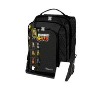 Tinta Unita Trolley Dream All Black Stumble Guys école 2024/25 capacité 35 litres 35 x 22 x 47 La Web Papeterie Torino, Noir , L, classique