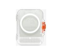 Spigen TinTap MagFit+ Porte-Cartes Magnétique Conçu pour MagSafe Compatible avec Les modèles iPhone 16/15/14/13/12 Magsafe Wallet - Clair Givré