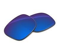 Tintart Lentilles de rechange performantes compatibles avec Oakley Fuel Cell OO9096 polarisées gravées, Bleu saphir - Polarisé maximum, Taille unique