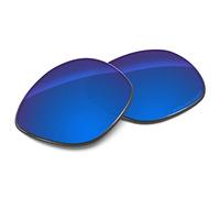 Tintart Lentilles de rechange performantes compatibles avec Oakley Latch OO9265 polarisées gravées, Bleu saphir - Polarisé maximum, Taille unique