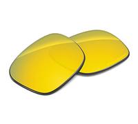 Tintart Verres de performance compatibles avec Oakley Holbrook Mix polarisés gravés, or (Jaune doré - polarisé), Taille unique