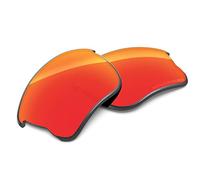 Tintart Verres de rechange performants compatibles avec Oakley Half Jacket 2.0 XL OO9154 Polarisés gravés, Rouge feu - polarisé., Taille unique