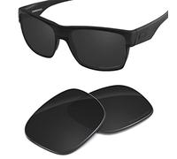Tintart Verres performants compatibles avec Oakley TwoFace OO9189 | TwoFace Asain Fit (AF) OO9256 Polycarbonate gravé polarisé noir carbone