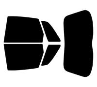 TINTCOM Film Solaire Auto Prédécoupé pour Audi A3 5 Portes 1999-2003 - (05% Noir Fumé Super) - Vitres Latérales Arrière & Lunette Arrière - Ajustement sur Mesure, Protection UV