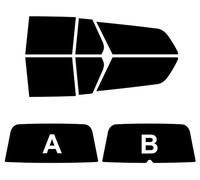 TINTCOM Film Solaire Auto Prédécoupé pour Mercedes S210 5 Portes Break 1996-2002 - (05% Noir Fumé Super, B) - Vitres Latérales Arrière & Lunette Arrière - Ajustement sur Mesure