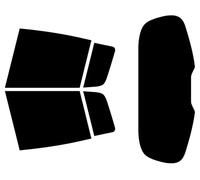 TINTCOM Film Solaire Auto Prédécoupé pour Renault Clio 5 Portes 2006-2011 - (20% Noir Fumé Foncé) - Vitres Latérales Arrière & Lunette Arrière - Ajustement sur Mesure, Protection UV