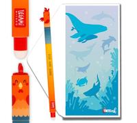 Tinte Ink Legami - Stylos effaçables, gamme complète disponible, enveloppe cadeau incluse, design mignon (coq)