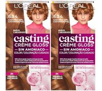 Tinte Sin Amoniaco Casting Creme Gloss L'Oreal Expert Professionnel Nº 634 (Lot de 2)