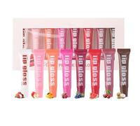 Tinted Lip Butter | Jelly Lips Gloss | Moisturizing Lip Oil | Fruit Flavored Gloss | Plumping Lip Gloss | Hydrating Lips Gloss | Glossy Care Clear Lip Moisturizer for Dry Lips, Plumping, Fruit