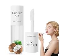 Tinted Lip Glow Oil - Keep Shiny All Day with Waterproof, Smudge-Proof, For Lush Hydrated Lips with a Natural Glow (07#Coconut)