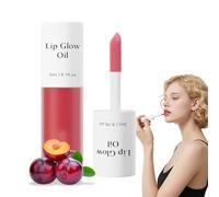 Tinted Lip Glow Oil - Keep Shiny All Day with Waterproof, Smudge-Proof, For Lush Hydrated Lips with a Natural Glow (02#Red Plum)