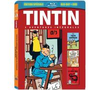 Coffret Tintin 3 films Combo Blu-ray + DVD