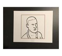 TINTIN - Personnage / Crabe aux pinces - 19,5x24 cm - AFFICHE / POSTER G