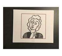 TINTIN - Personnage / en Amérique - 19,5x24 cm - AFFICHE / POSTER G