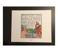 TINTIN - Sceptre - 19,5x24 cm - AFFICHE / POSTER G