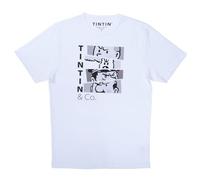 Tintinimaginatio T-Shirt 100% Coton Tintin & Co. N/B Blanc (2024) - 12 Ans