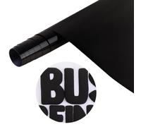 Tintnut Film Floqué 3D pour Traceur Textile - Mousse Noire - pour Textiles - 25,4 X 15,2 cm - pour écussons Créatifs à Repasser - Parfait pour Traceur Et Presse de Transfert