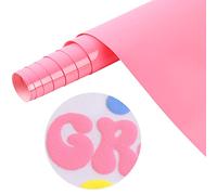 Tintnut Film Floqué 3D Pour Traceur Textile, Mousse Rose, Pour Textiles, 25,4 X 15,4 M, Pour écussons à Repasser Créatifs - Parfait Pour Traceur Et Presse De Transfert